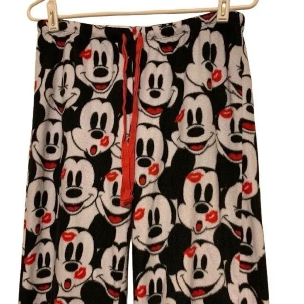 MICKEY MOUSE SIZE MEDIUM 8-10 DISNEY SLEEP PANTS - Picture 2 of 4